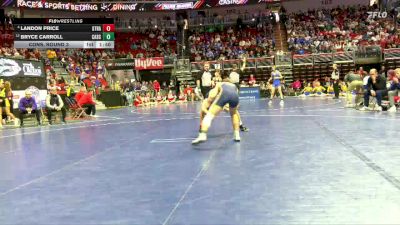 1A-138 lbs Cons. Round 3 - Landon Price, Graettinger-Terril/Ruthven-Ayrshire vs Bryce Carroll, Cascade