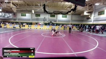 112 lbs Semifinal - Olivia Anderson, Dakota Boyz Wrestling Club vs Brandy Marshall, Tatanka Tuff