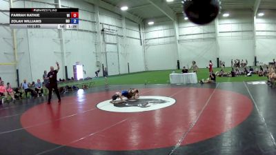 100 lbs Farrah Rathje, Wisconsin vs Zolah Williams, Missouri