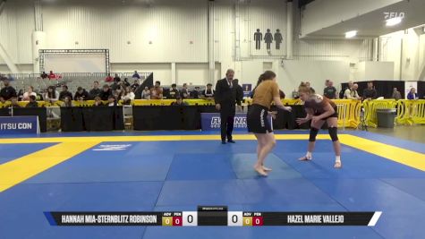 Greta Notaro vs Hannah Mia-Sternblitz Robinson 2025 World IBJJF Jiu-Jitsu No-Gi Championship