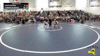 62 lbs Semifinal - Wyatt Eastman, Brawler Elite vs Lorenzo Palmiotto, Empire Wrestling Academy