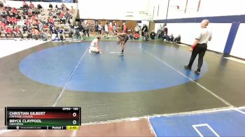 165 lbs Prelim - Christian Gilbert, Carthage College vs Bryce Claypool, Concordia