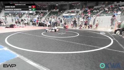 90 lbs Consi Of 8 #2 - Jaden Siler, Woodland Wrestling Club vs Harrison Roberts, Raw Wrestling Club
