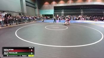 157 lbs Quarterfinal - Riley McCullar, Fernley vs Seth Wynn, Lebanon