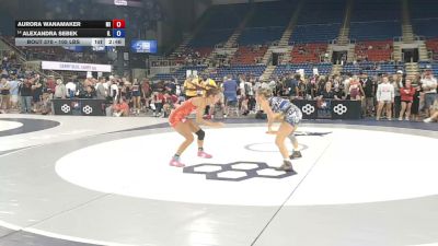 105 lbs Champ. Rd Of 64 - Aurora Wanamaker, Michigan vs Alexandra Sebek, Illinois