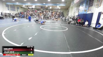 150 lbs Quarterfinal - Ivan Arias, Buchanan vs Julian Solis, Calvary Chapel (Santa Ana)