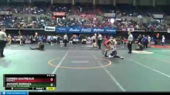 5th Place Match - Camden Gautreaux, DeQuincy vs Antonio Barraza, St. Michael The Archangel