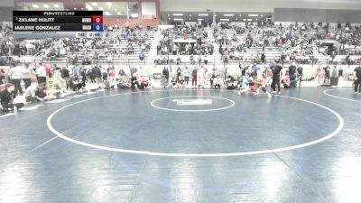 155 lbs Quarters - Za'Lane Hulitt, Bear Claw Wrestling Club- Maple Valley Jr Wrestling vs Jaslene Gonzalez, Washington