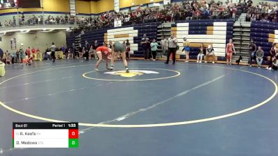 125 lbs. Champ. Round 1 - Ruby Keefe, Park Hill vs Dakotah Medows, Ste. Genevive