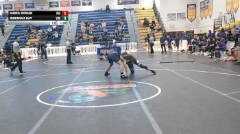 190 lbs Quarterfinals (8 Team) - JAMES ROWAN, Palm Harbor University vs Jeremiah Day, Venice