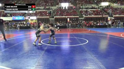 87 lbs Quarterfinal - Jake Nelson, Cody Wrestling Club vs Isaiah Hilyer, Greenchain