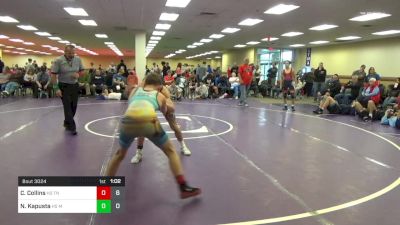 106 lbs Rr Rnd 4 - Cade Collins, Team Nauman Red HS vs Nico Kapusta, Mat Factory HS