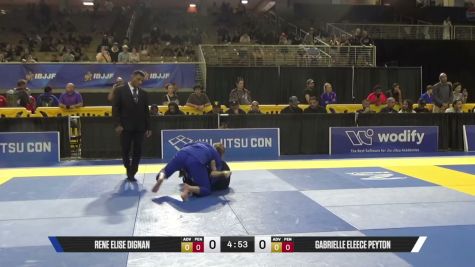 Rene Elise Dignan vs Gabrielle Eleece Peyton 2026 Pan Jiu Jitsu IBJJF Championship