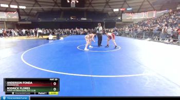 165 lbs Champ. Round 1 - Rodrick Flores, Askeo International Mat Club vs Anderson Fonda, Washington