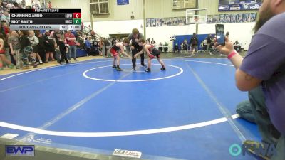 73 lbs Consi Of 4 - Channing Anno, Locust Grove Youth Wrestling vs Riot Smith, Buck Pride Wrestling