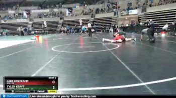 160 lbs Semis (4 Team) - Tyler Kraft, Marshall/Lakeview/RTR vs Jake Holtkamp, KMS