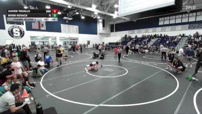 78-82 lbs Champ. Round 1 - River Kovacs, Poway Elite vs Xavier Trujillo, Savage House Wrestling Club