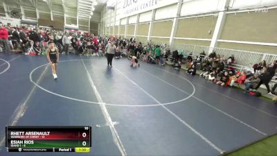 102 lbs Round 1 (4 Team) - Rhett Arsenault, Warriors Of Christ vs Esiah Rios, Idaho 1