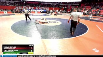 3A 144 lbs Cons. Round 1 - Callen Kirchner, Schaumburg (H.S.) vs Hagan Taylor, Naperville (Central)