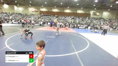 54 lbs Consi Of 8 #2 - Damian Campos, Spring Hills Wrestling vs Tate Jimenez, GomezBrothersGrapplingAcademy