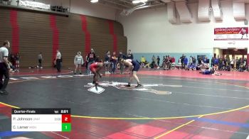 149 lbs Quarterfinal - Paniro Johnson, Unattached vs Chance Lamer, Michigan - Unatt