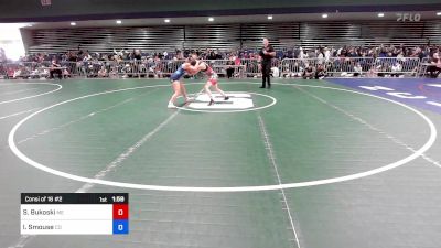 106 lbs Consi Of 16 #2 - Sora Mae Bukoski, ME vs Isabella Smouse, CO