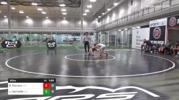 80 lbs Quarterfinal - Ryan Ferrara, Elite Athletic Club DZ vs James Hemmila, No Limit - IL