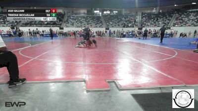 123 lbs Quarterfinal - Jozi Gilliam, Sulphur vs Tristan McClellan, Tulsa Union Girls