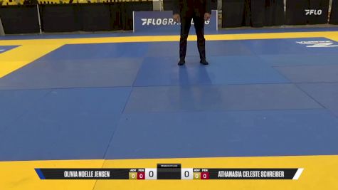 Athanasia Celeste Schreiber vs Olivia Noelle Jensen 2025 World IBJJF Jiu-Jitsu No-Gi Championship