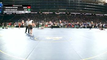 D3-120 lbs Cons. Round 2 - Brandon Rohde, Grass Lake vs Deven Wheeler, Clare HS