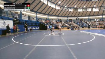 133 lbs Cons. Round 2 - John Marriott, Northern Oklahoma College vs Louden Wolfe, Cowley College
