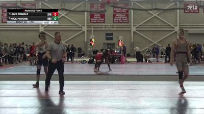 149 lbs Champ. Round 1 - Nick Fatone, Roger Williams vs Luke Temple, Springfield