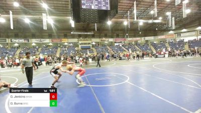 113 lbs Quarterfinal - DaShawn Jenkins, Smokyhill HS vs Owyn Burns, Brighton WC