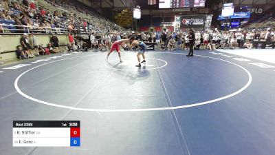 138 lbs Rnd Of 32 - Blue Stiffler, GA vs Evan Gosz, IL