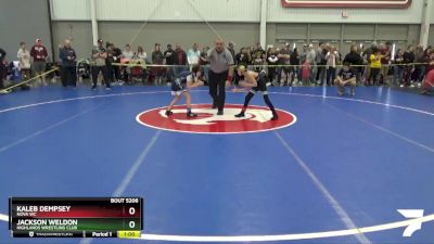 59 lbs Champ. Round 3 - Jackson Weldon, Highlands Wrestling Club vs Kaleb Dempsey, Nova WC