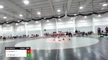 157 lbs Cons. Round 3 - Zach Morgan, Manchester vs Seth Lambers, Cumberlands (Ky.)