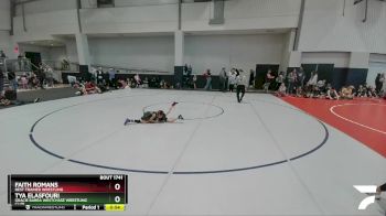 46 lbs Champ. Round 1 - Tya Elasfouri, Gracie Barra Westchase Wrestling Club vs Faith Romans, Best Trained Wrestling