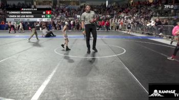 49 lbs Champ. Round 1 - Owen De Los Reyes, WTC vs Lorenzo Herrera, Great Bend