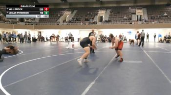 215 Championship Bracket Cons. Round 3 - Will Brock, Elk River vs Logan Peterson, Plainview Elgin Millville