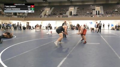 215 Championship Bracket Cons. Round 3 - Will Brock, Elk River vs Logan Peterson, Plainview Elgin Millville