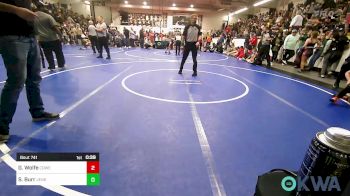 2nd Place - Grayson Wolfe, Coweta Tiger Wrestling vs Silas Burr, Jenks Trojan Wrestling Club