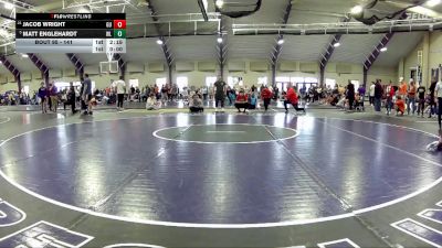141 lbs Champ. Round 2 - Matt Englehardt, West Liberty vs Jacob Wright, Gannon University