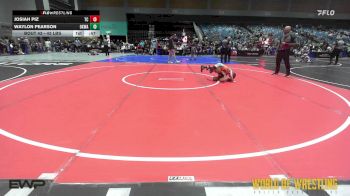 43 lbs 2nd Place - Josiah Piz, Team Coalinga vs Waylon Pearson, OKWA