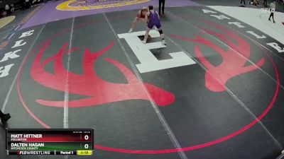 Cons. Round 1 - Dalten Hagan, Hitchcock County vs Matt Hittner, Fullerton