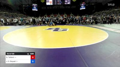 285 lbs Rnd Of 128 - Seaton Tallent, TN vs Justice El-Sayad, CA