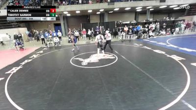 144 lbs Quarterfinal - Caleb Dennis, Unattached vs Timothy Garmon, Unattached