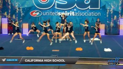 California High School [2020 JV Show Cheer Non-Tumbling Advanced Day 2] 2020 USA Spirit Nationals