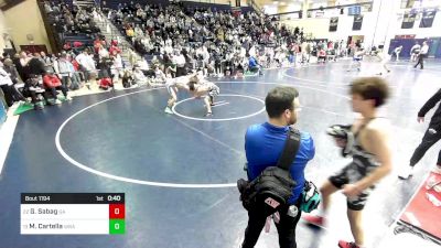 145 lbs Consi Of 8 #1 - Gavriel Sabag, Germantown Academy vs Marco Cartella, Western Reserve Academy