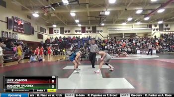 160 lbs Cons. Round 2 - Luke Johnson, Independence vs Benjamin Haughey, Clear Creek-Amana