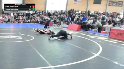 120 lbs Round Of 16 - Maleeah Rios, Bristol Central vs Grace Kenna, Bedford